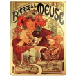 Tabuľka Alfons Mucha – Bieres, 30 x 40 cm