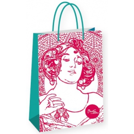 Darčeková taška Alfons Mucha – Ruby, Fresh Collection, veľká