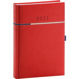 Denný diár Tomy červeno–modrý, 2023 15 × 21 cm