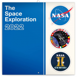 Poznámkový kalendár NASA 2022, 30 × 30 cm