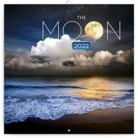 Poznámkový kalendár Mesiac 2022, 30 × 30 cm