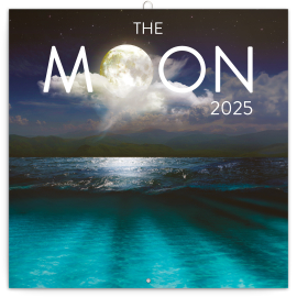 Poznámkový kalendár Mesiac 2025, 30 × 30 cm