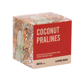 Kokosové pralinky Alfons Mucha – Winter