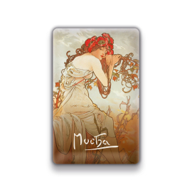 Magnet Alfons Mucha - Leto, 54 × 85 mm