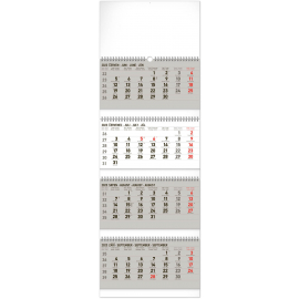 Nástenný kalendár 4-mesačný standard skladací 2023, 29,5 × 84,5 cm
