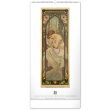 Nástenný kalendár Alfons Mucha 2023, 33 × 64 cm