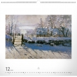 Nástenný kalendár Claude Monet 2018, 48 x 46 cm
