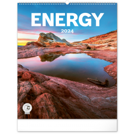 Nástenný kalendár Energia 2024, 48 × 56 cm