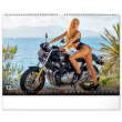 Nástenný kalendár Girls & Bikes 2022, 48 × 33 cm