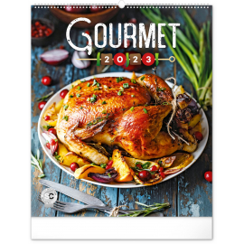 Nástenný kalendár Gourmet 2023, 48 × 56 cm