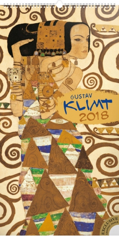 Nástenný kalendár Gustav Klimt 2018, 33 x 64 cm