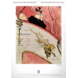 Nástenný kalendár Henri de Toulouse-Lautrec 2018, 33 x 46 cm