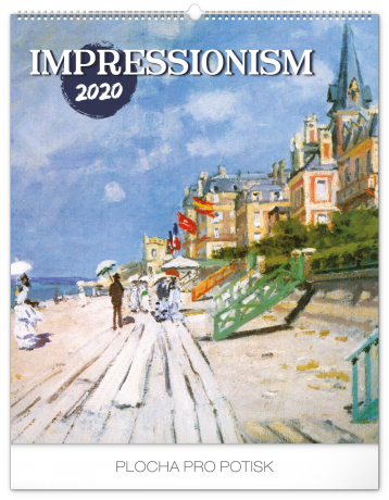Nástenný kalendár Impresionizmus 2020, 48 x 56 cm