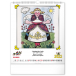 Nástenný kalendár Josef Lada – Riekanky CZ 2022, 30 × 34 cm