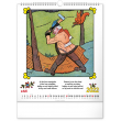 Nástenný kalendár Josef Lada – Riekanky CZ 2022, 30 × 34 cm