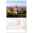 Nástenný kalendár Kostoly a pútnické miesta 2022, 33 × 46 cm