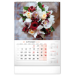 Nástenný kalendár Kvety 2022, 33 × 46 cm