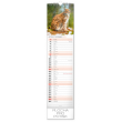 Nástenný kalendár Lesní zvěř – Lesná zver CZ/SK 2020, 12 x 48 cm
