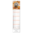 Nástenný kalendár Lesní zvěř – Lesná zver CZ/SK 2020, 12 x 48 cm