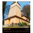 Nástenný kalendár Pamätihodnosti Slovenska SK 2018, 30 x 34 cm