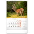Nástenný kalendár Poľovnícky 2023, 33 × 46 cm