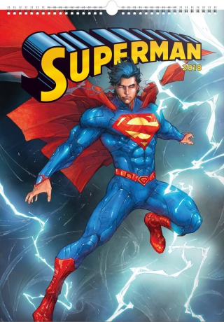 Nástenný kalendár Superman – Plagáty 2018, 33 x 46 cm