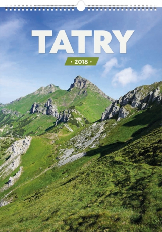Nástenný kalendár Tatry SK 2018, 33 x 46 cm