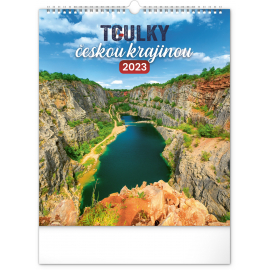 Nástěnný kalendář Toulky českou krajinou 2023, 30 × 34 cm