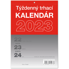 Nástenný kalendár Trhací týždenný 2023 SK, A5