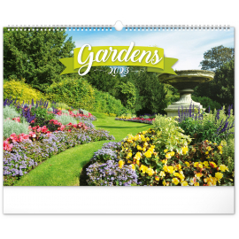 Nástenný kalendár Záhrady 2023, 48 × 33 cm