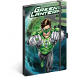 Notes Green Lantern, linajkovaný, 13 × 21 cm