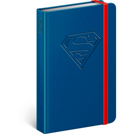 Notes Superman – Logo, linajkovaný, 11 × 16 cm