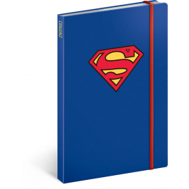 Notes Superman – Symbol, linajkovaný, 13 × 21 cm