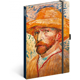 Notes Vincent van Gogh, linajkovaný, 13 × 21 cm