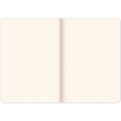 Notes Vivella Classic čierny/oranžový, bodkovaný, 15 × 21 cm