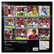 Poznámkový kalendár AC Sparta Praha 2019, 30 x 30 cm