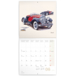 Poznámkový kalendár Classic Cars – Václav Zapadlík, 2019, 30 x 30 cm