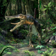 Poznámkový kalendár Dinosaury 2021, 30 × 30 cm