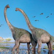 Poznámkový kalendár Dinosaury 2021, 30 × 30 cm
