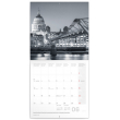Poznámkový kalendár Londýn 2019, 30 x 30 cm