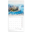 Poznámkový kalendár New York 2023, 30 × 30 cm