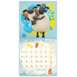 Poznámkový kalendár Ovečka Shaun 2019, 30 x 30 cm