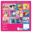 Poznámkový kalendár Princezné 2019, 30 x 30 cm
