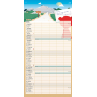 Poznámkový kalendár Teribear 2019, 30 x 30 cm