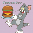 Poznámkový kalendár Tom a Jerry 2023, 30 × 30 cm