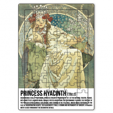 Puzzle Alfons Mucha - Princezná