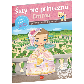 Šaty pro princeznú EMMU ─  Kniha samolepiek