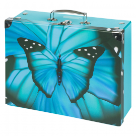 Skladací školský kufrík Butterfly s kovaním