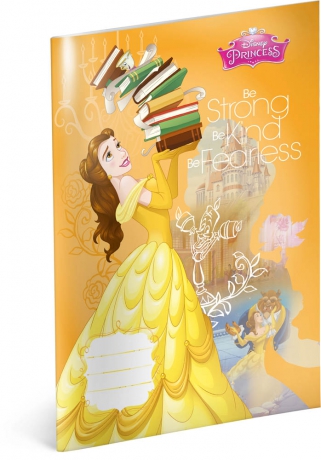Školský zošit Princezné – Kráska, A4, 40 listov, čistý