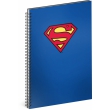 Špirálový blok Superman – Blue, linajkovaný, A4